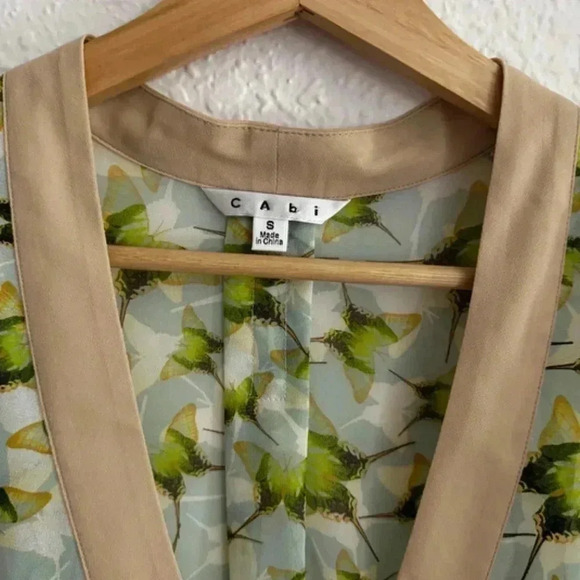 CAbi Butterfly Faux Wrap Blouse - Picture 3 of 9